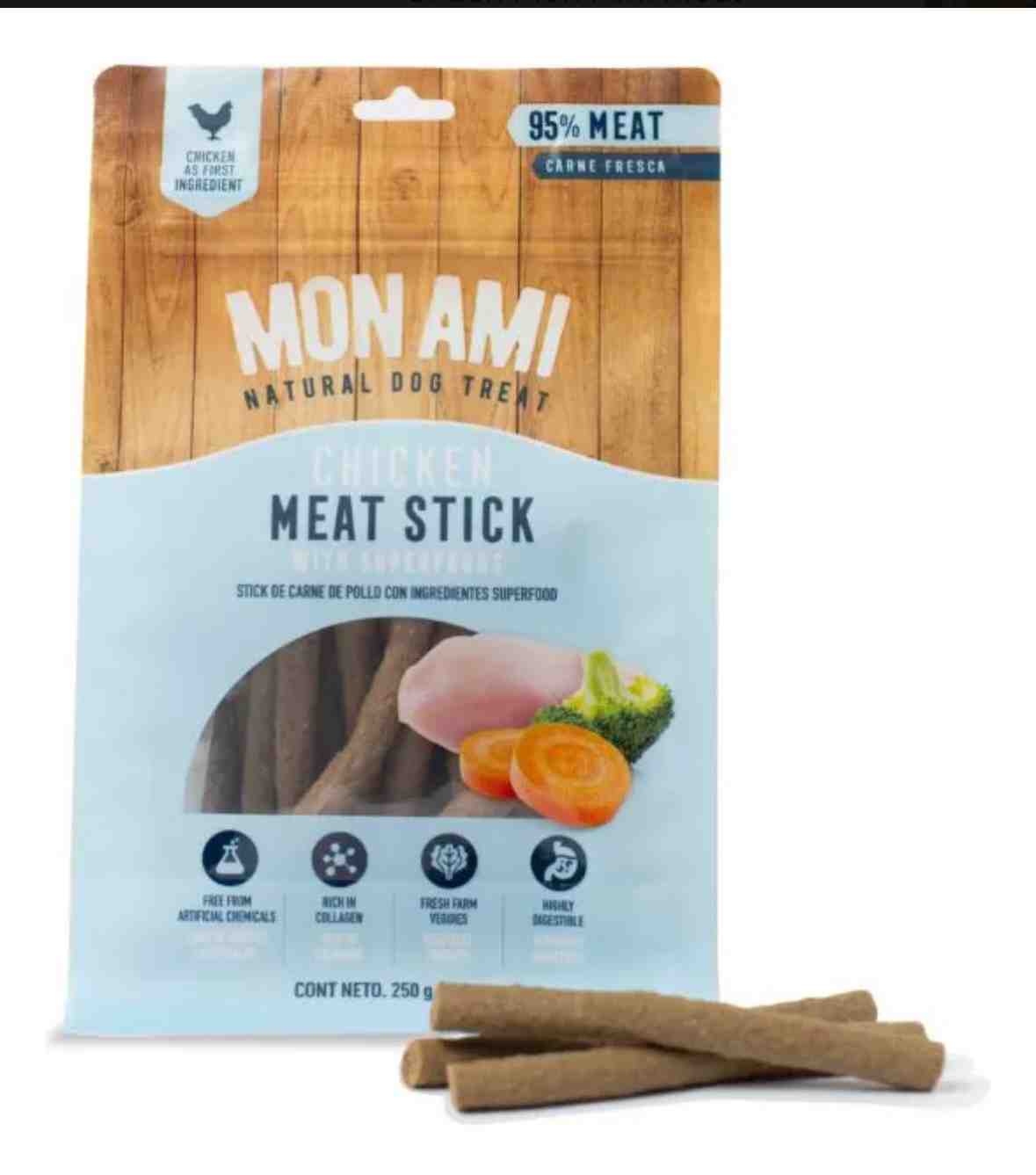 MON AMI CHICKEN MEAT STICK X150GM