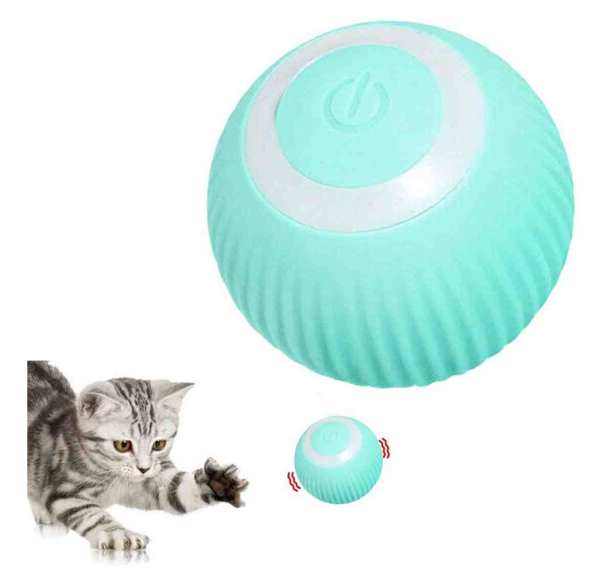 PELOTA  INTERACTIVA CON MOVIMIENTO PARA GATO 