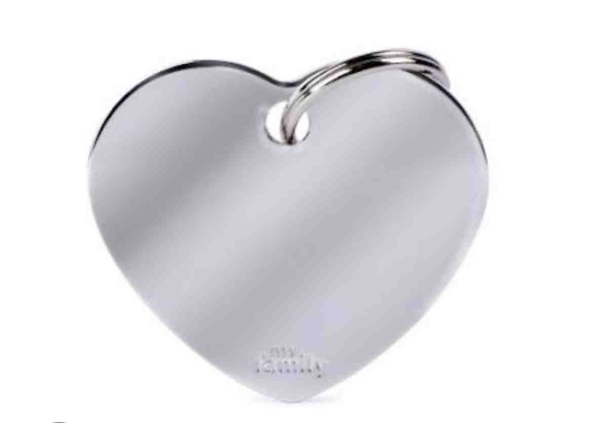 MEDALLA PLATA CORAZON MEDIANO