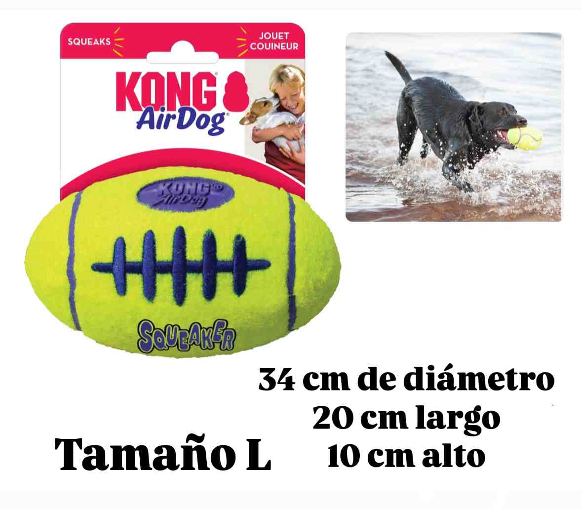 ASFB1 KONG AIR DOG FOOTBALL LARGE 
