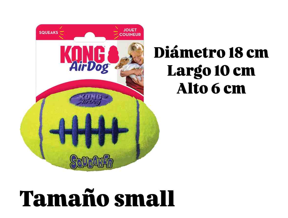 ASFB3 KONG AIR DOG FOOTBALL SMALL