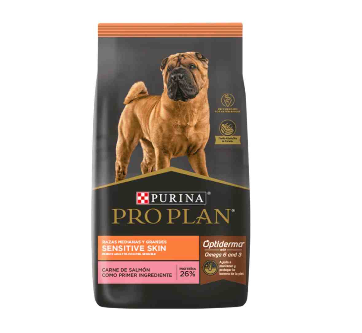 PRO PLAN SENSITIVE SKIN RAZA MEDIANA X 12 KG 