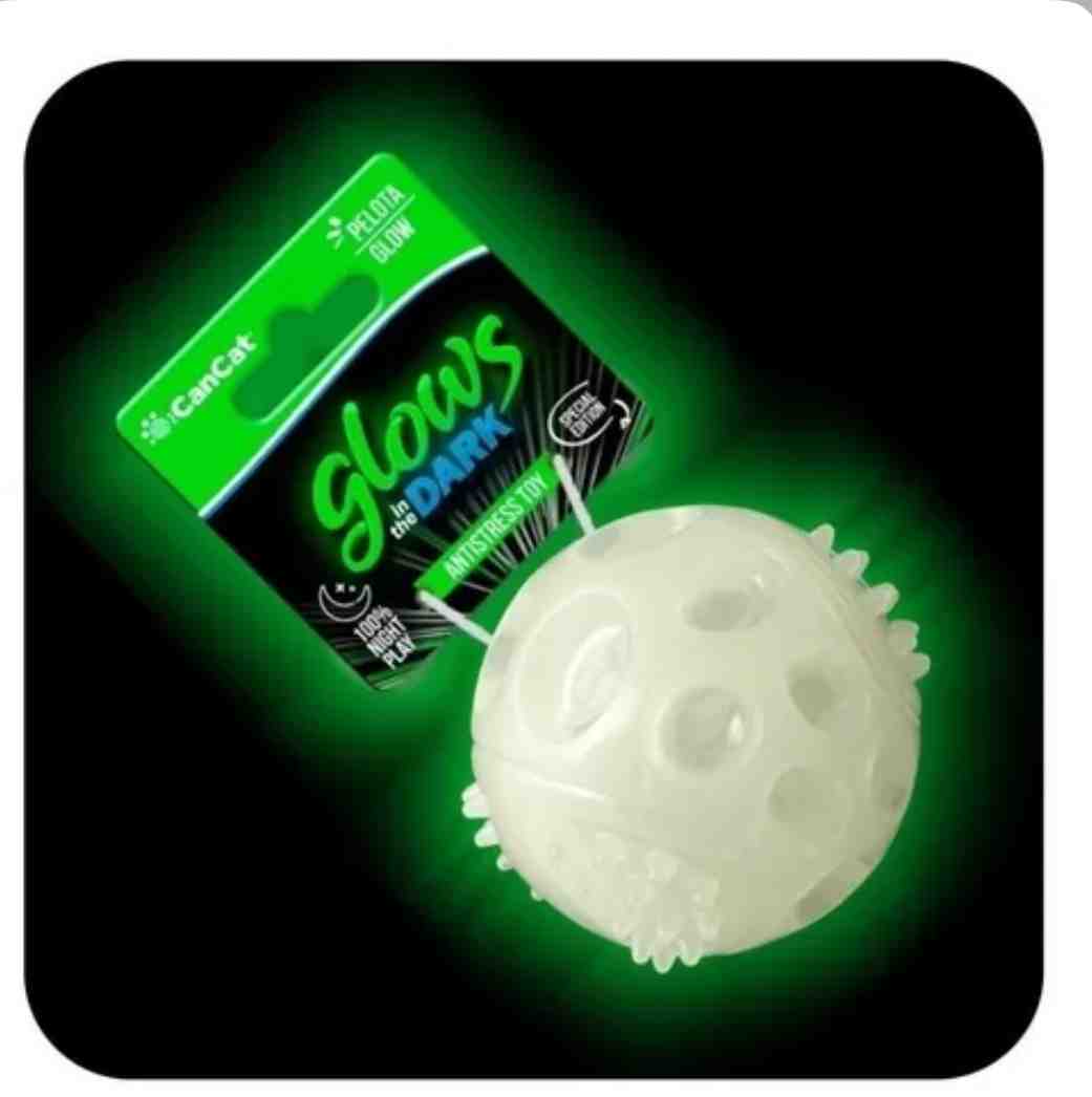 958 CAN CAT PELOTA GLOW IN THE DARK 