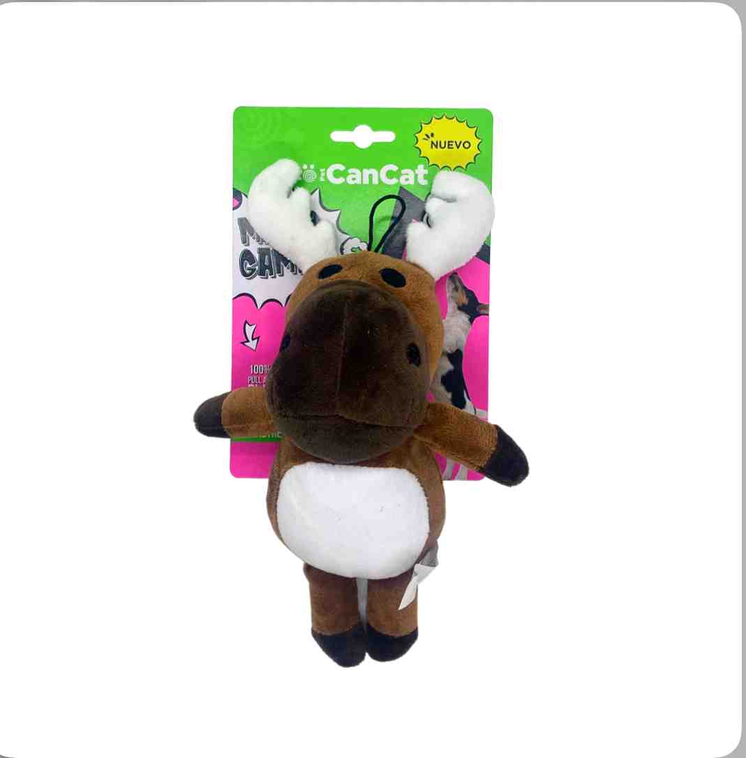 2771 CAN CAT ALCE PELUCHE 18 CM