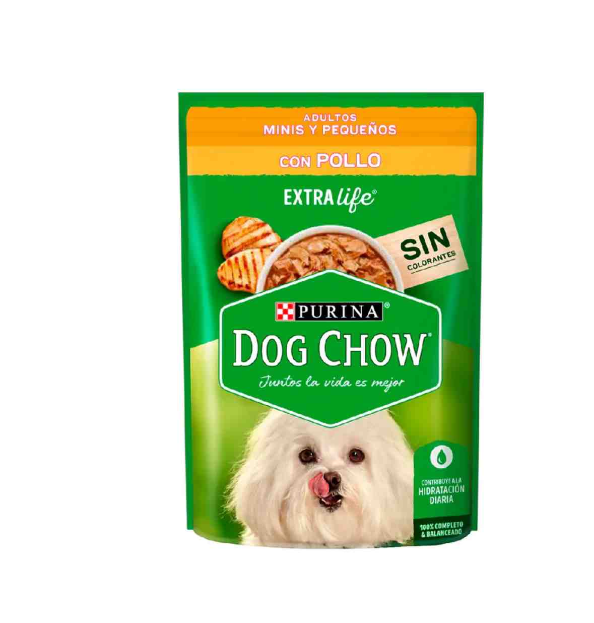 POUCH DOG CHOW ADULTO MINI Y PEQ C/ POLLO