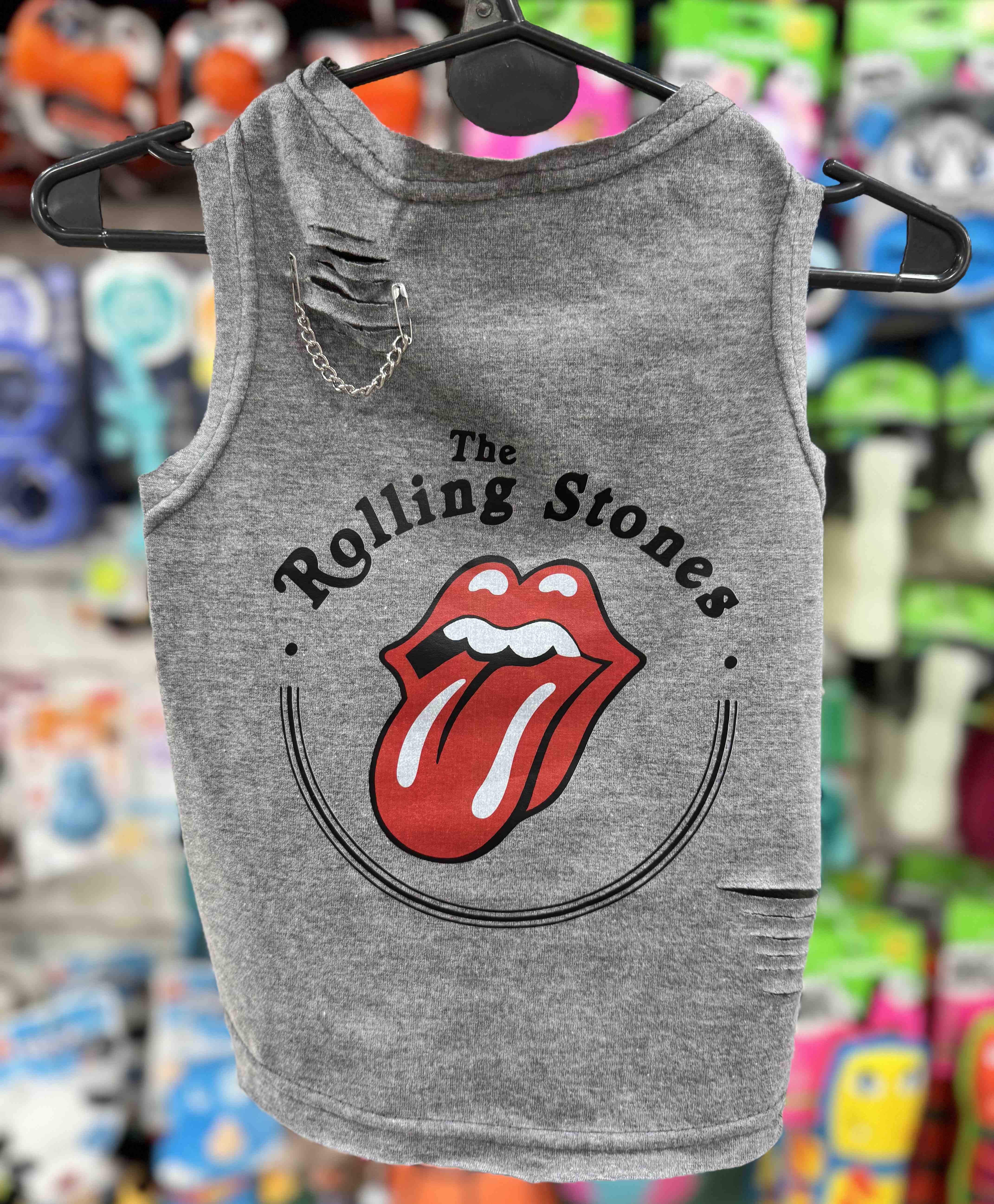 MUSCULOSA THE ROLLING GRIS TALLE 5 