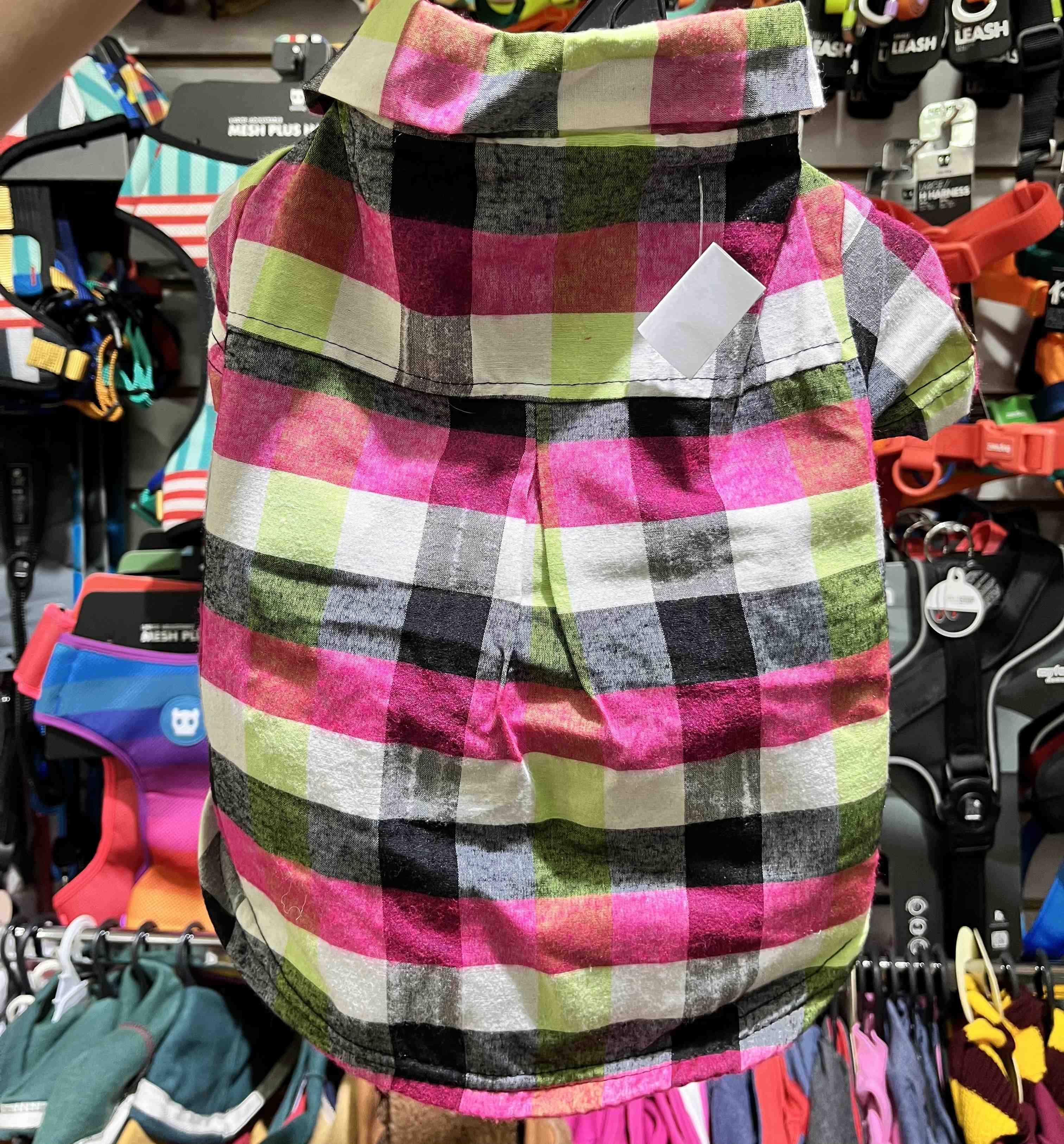 CAMISA FUXCIA VERDE TALLE 3