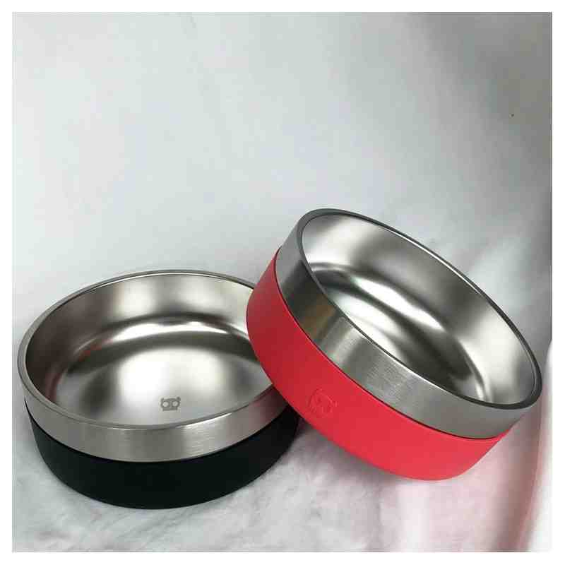TUFF BOWL ACERO Y SILICONA BLACK 